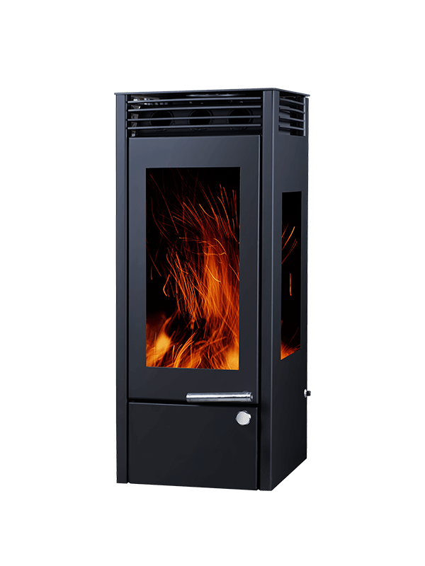 CL04-Three-sided glass Wood Burning Stove