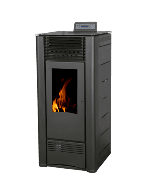 CS10 8KW Slim Wood Pellet Fireplaces Stoves