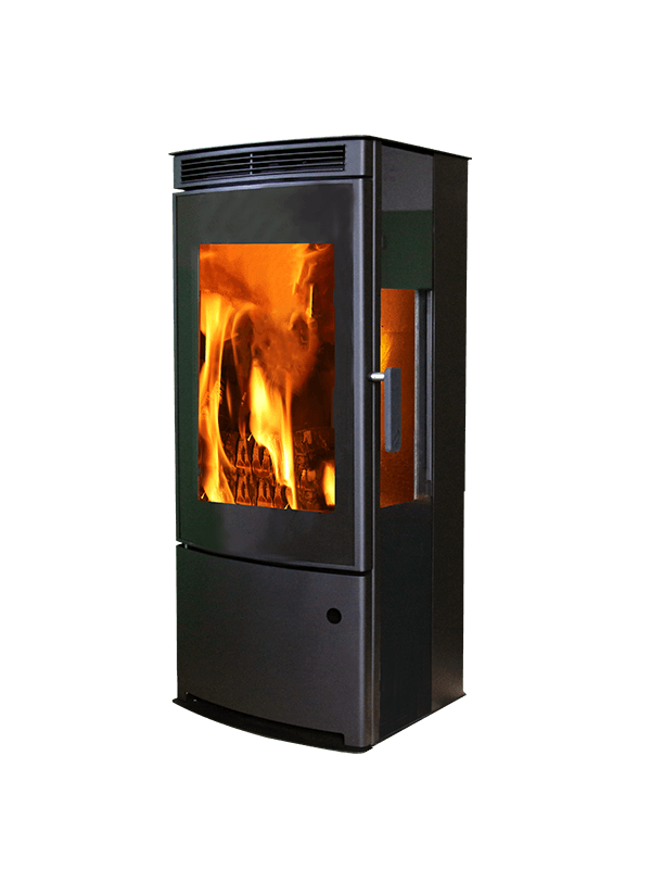 DS01-Glass Door Wood Burning Stove