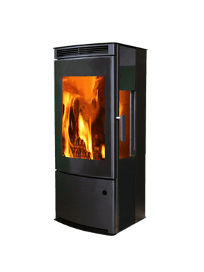 DS01-Glass Door Wood Burning Stove